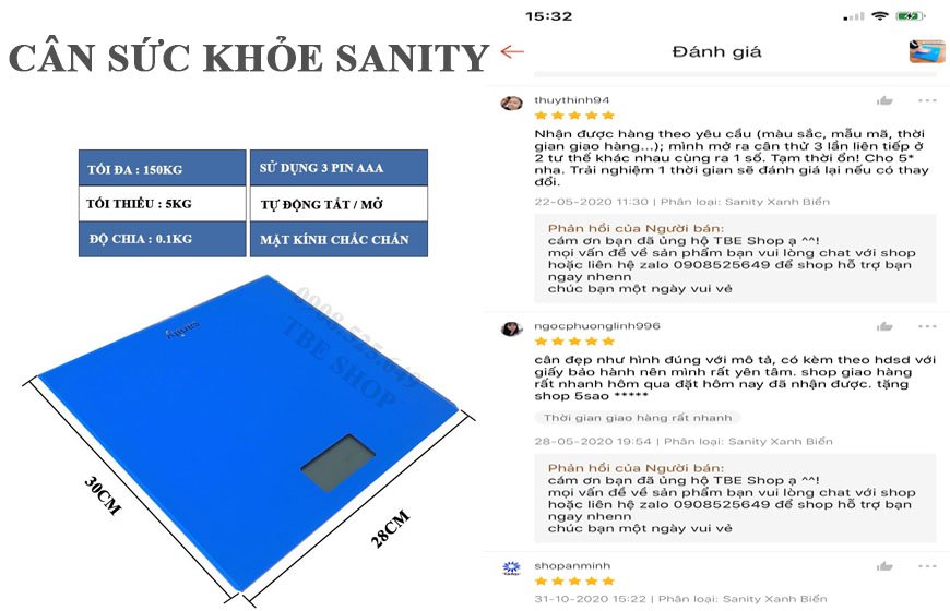 các loại điện tử sức khỏe chính hãng