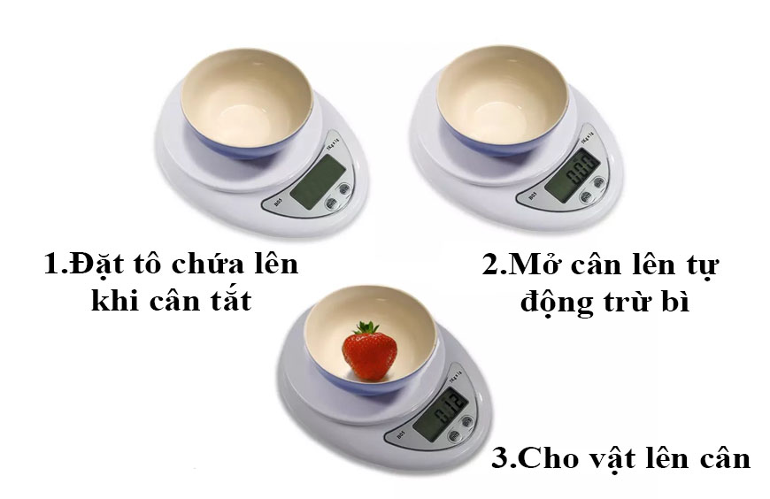 tính năng trừ bì tare sử dụng như thế nào