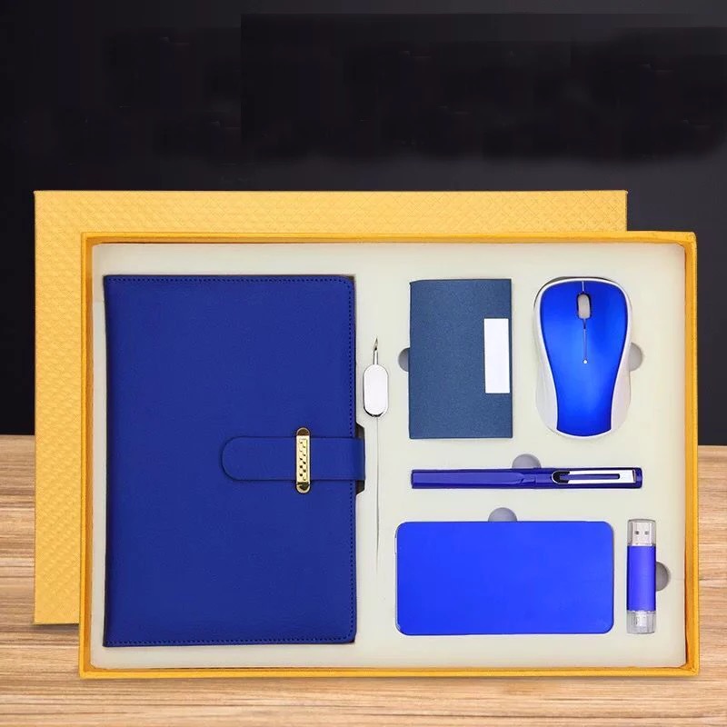 bộ quà tặng doanh nghiệp màu xanh dương
