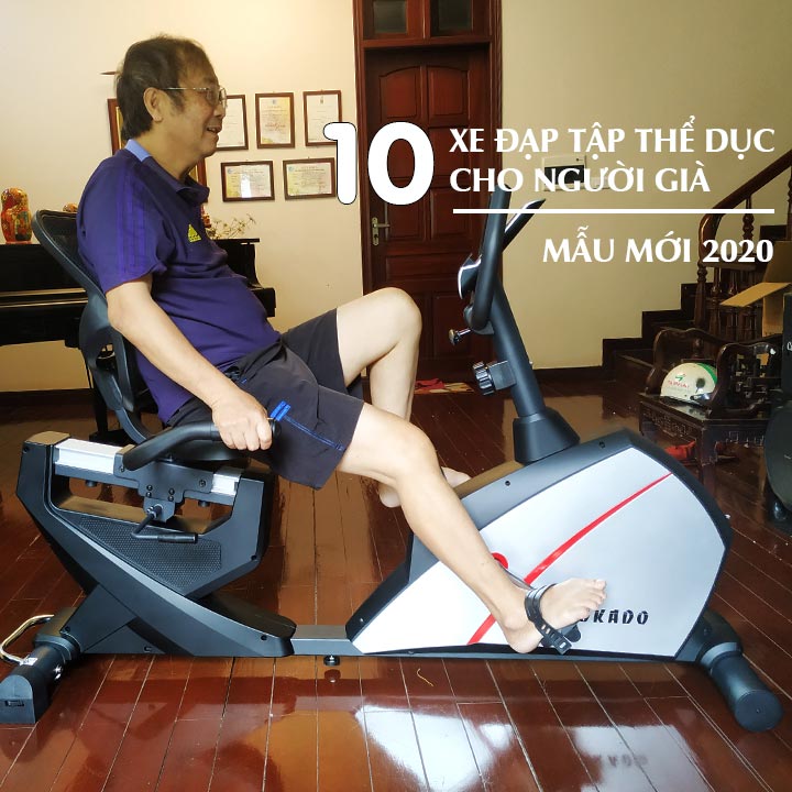 10 xe đạp tập thể dục cho người già tốt nhất mẫu mới 2020