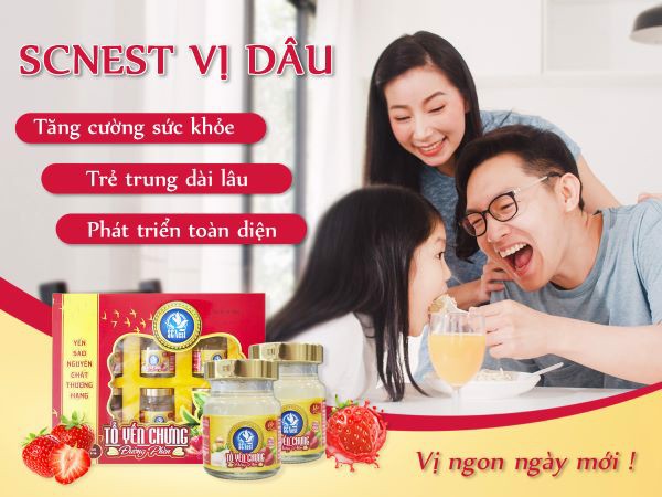 yến sào scnest vị dâu