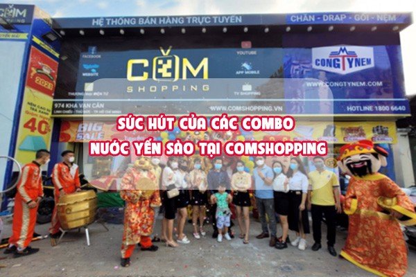 sức hút combo yến sào dịp cận tết