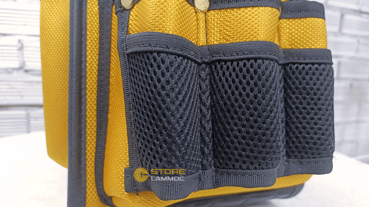 Túi đựng đồ nghề đeo hông 7 ngăn vàng đen Nhật Bản Fujiya SYB-4