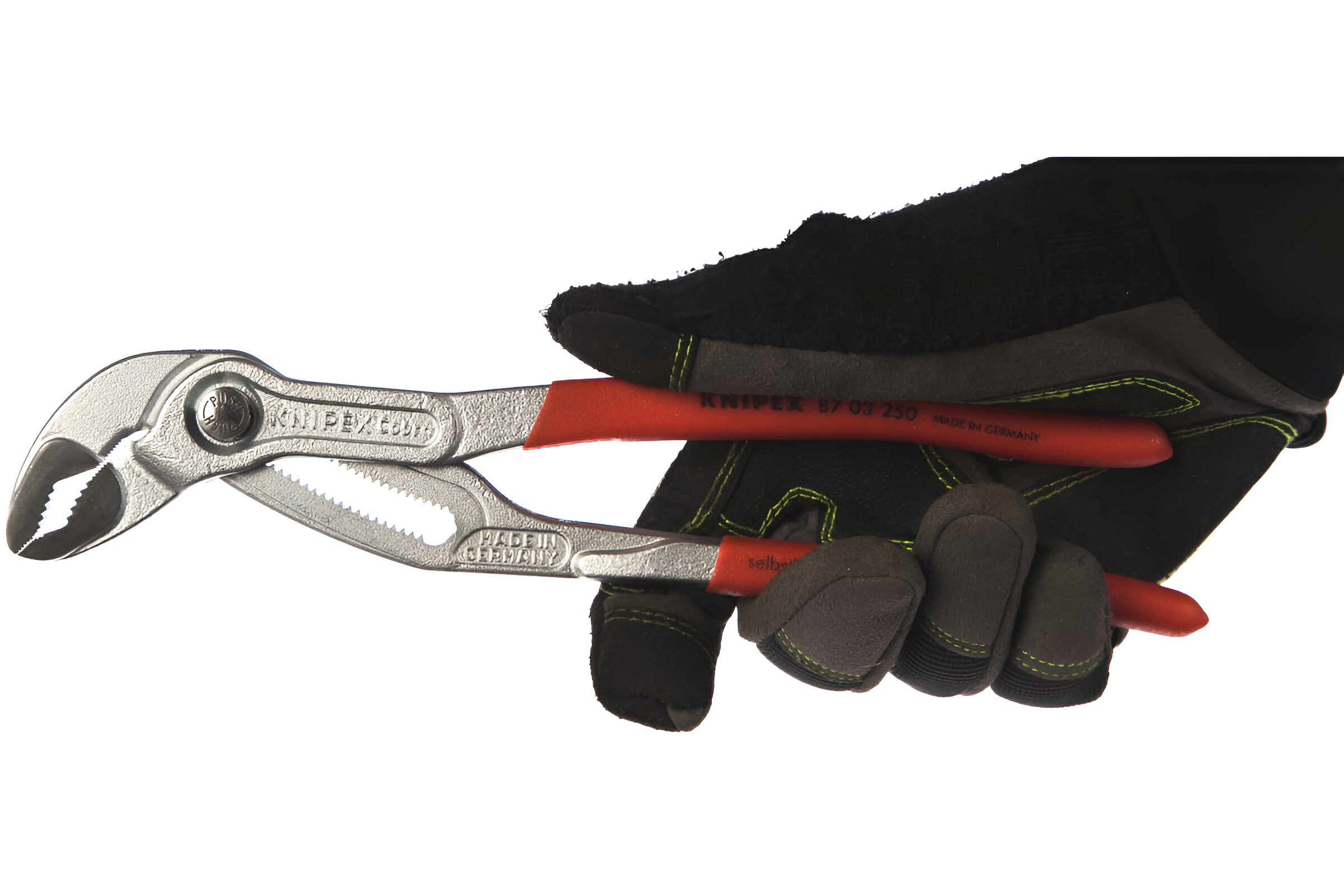 Kìm mỏ quạ mạ chrome Ø50mm, 250mm Knipex 8703250