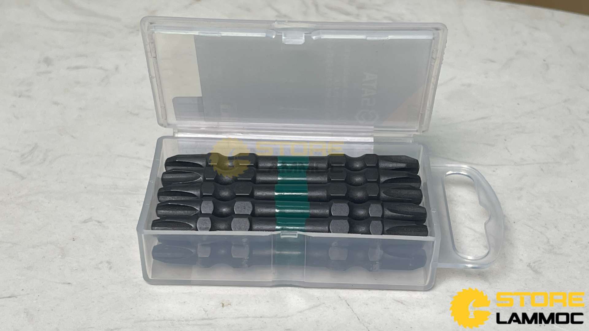 Bộ 10 đầu tua vít đen loại 2 đầu PH3 65mm Sata 59803