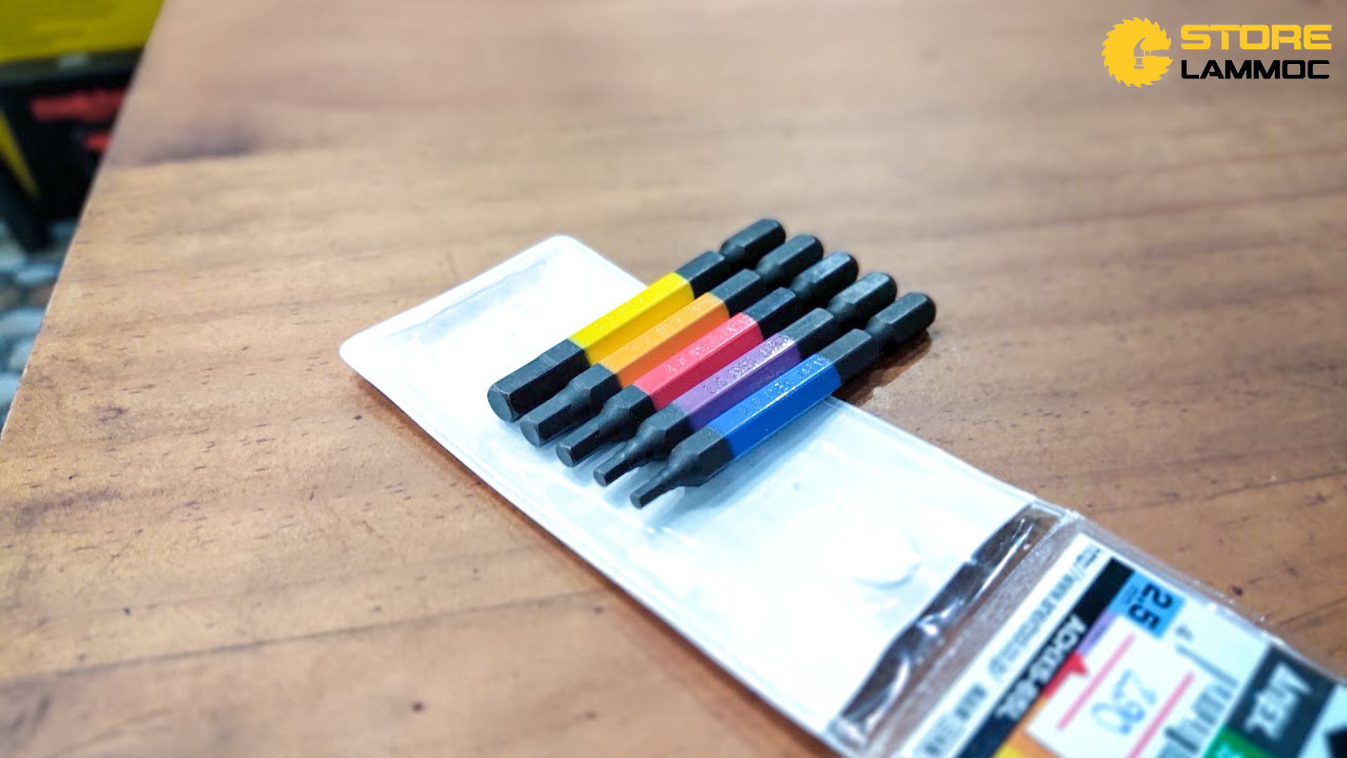 Bộ 5 mũi bắn vít đầu lục giác 2.5,3,4,5,6x65mm Anex ACHX5-65L