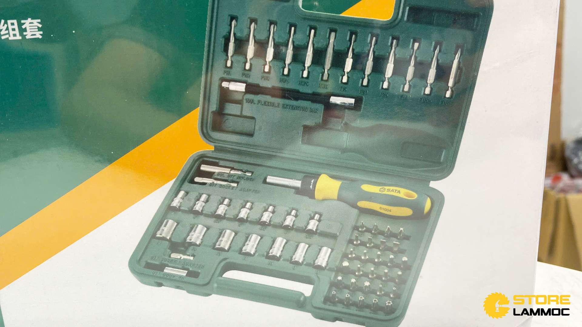 Bộ cờ lê 1/4inch (bộ 60 cái) Sata 09324