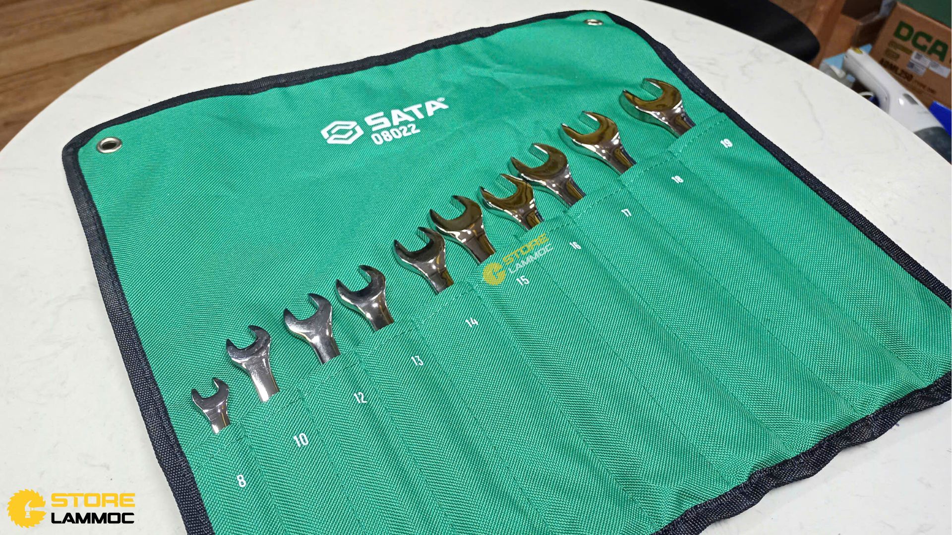 Bộ cờ lê 2 đầu (bộ 10 cái) Sata 08022 - 2