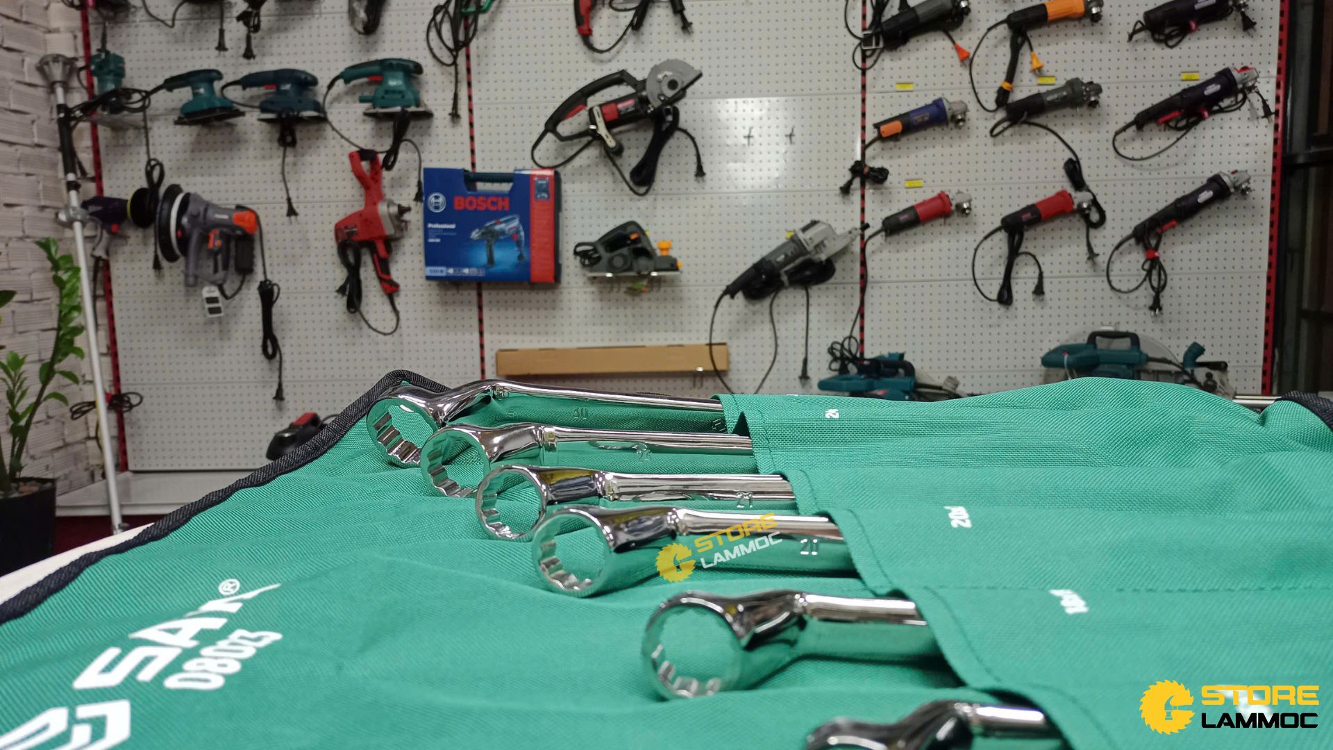 Bộ cờ lê 2 đầu (bộ 11 cái) Sata 08023 - 3