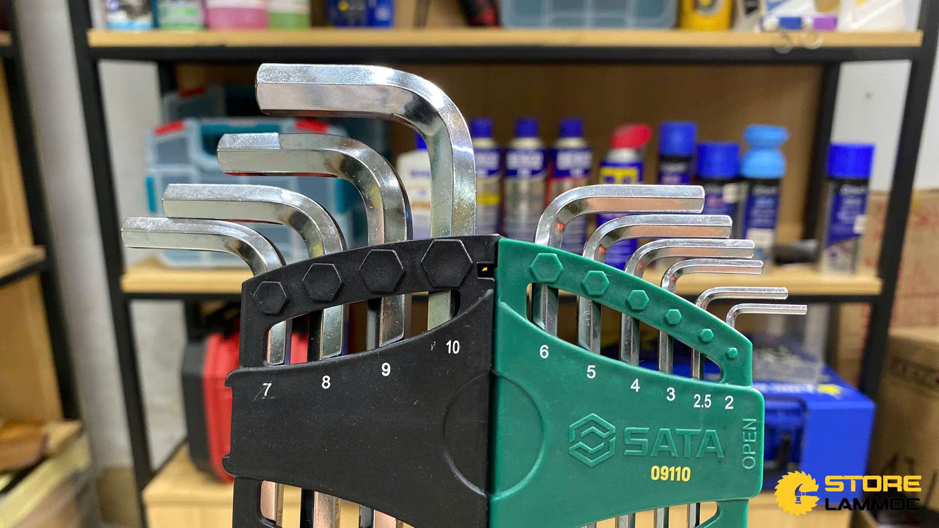 Bộ cờ lê hình chữ L (bộ 10 cái) Sata 09110