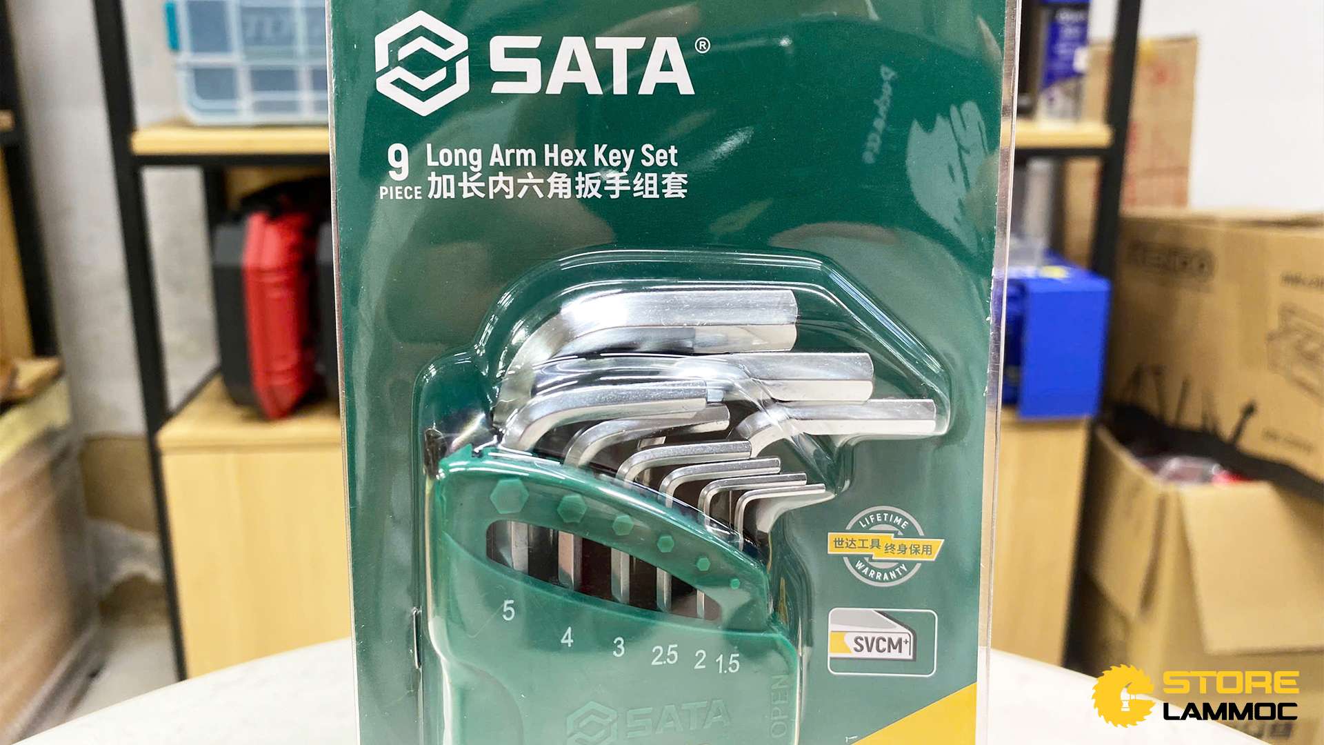 Bộ cờ lê hình chữ L (bộ 9 cái) Sata 09107