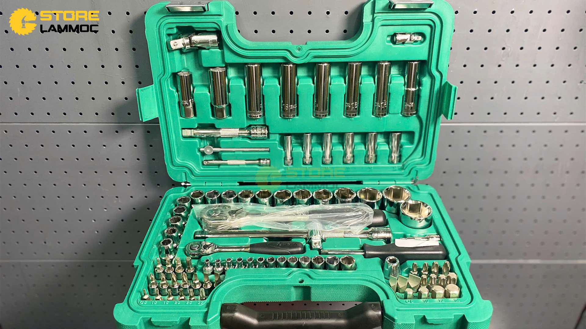 Bộ đầu tuýp 86 chi tiết Sata 09013