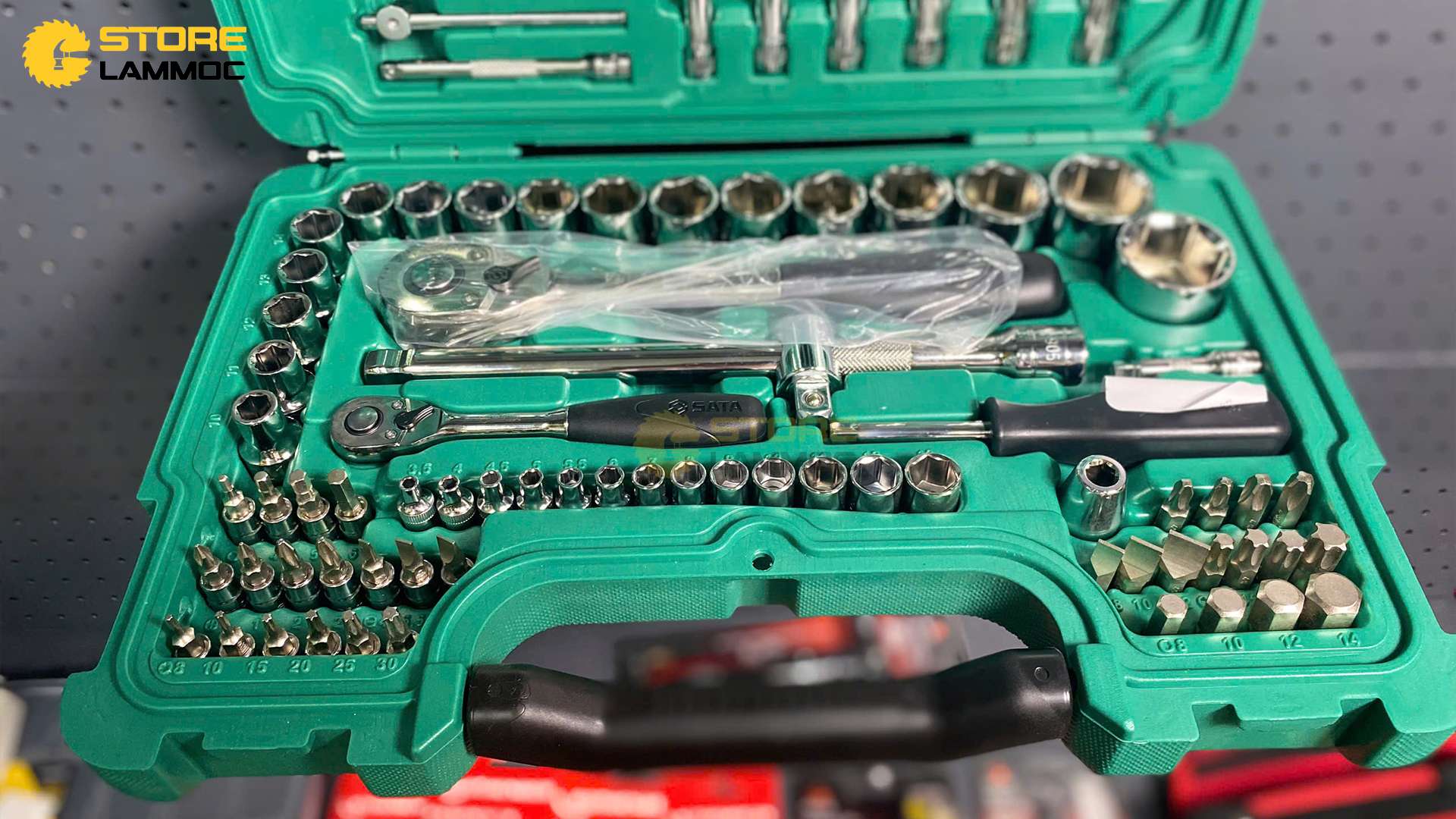 Bộ đầu tuýp 86 chi tiết Sata 09013