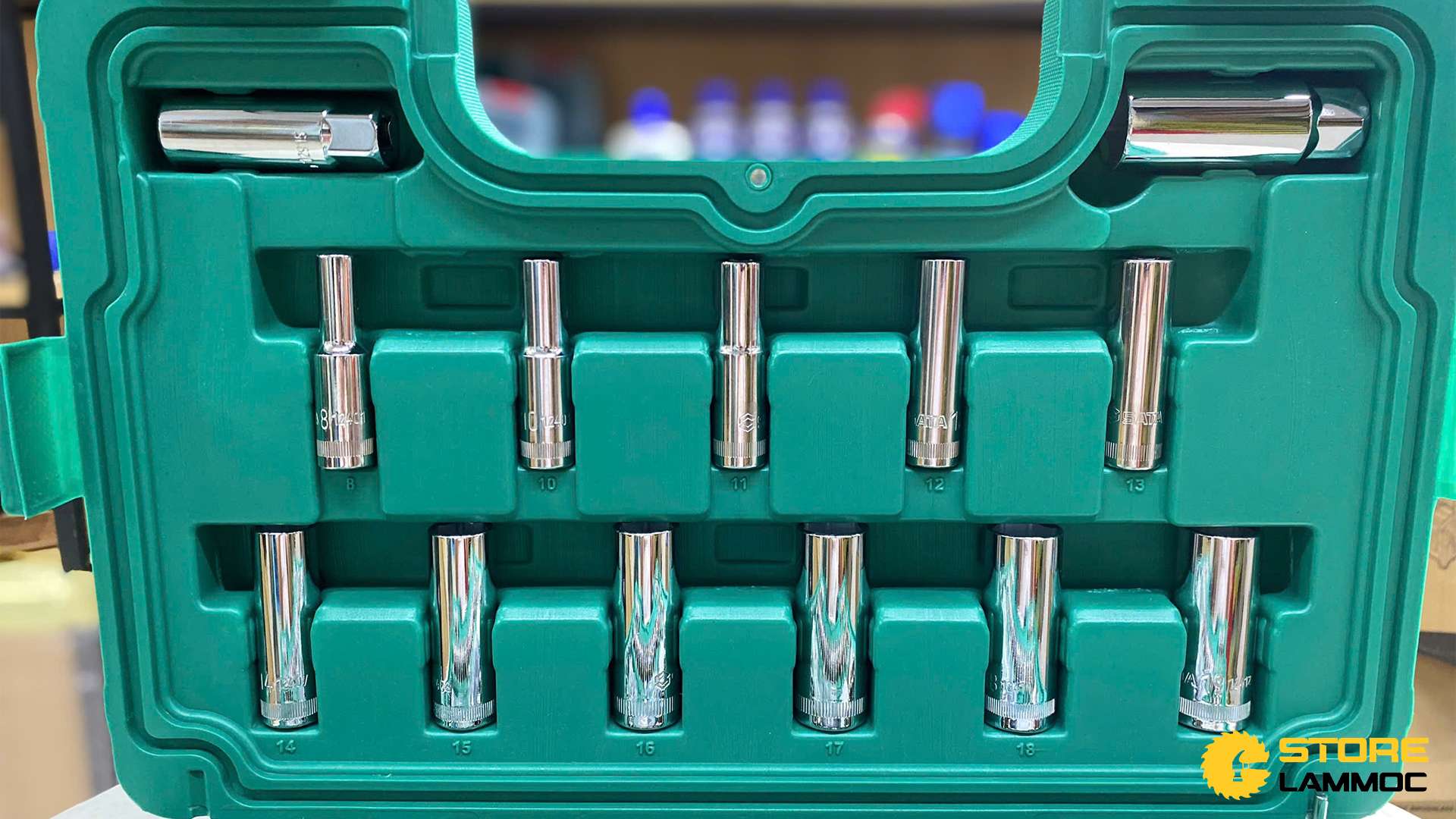 Bộ đầu tuýp 8inch (bộ 60 cái) Sata 09004