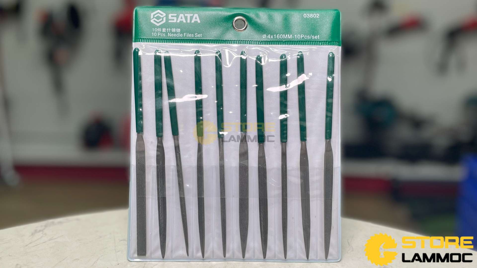 Bộ dũa 4x160mm (bộ 10 cái) Sata 03802