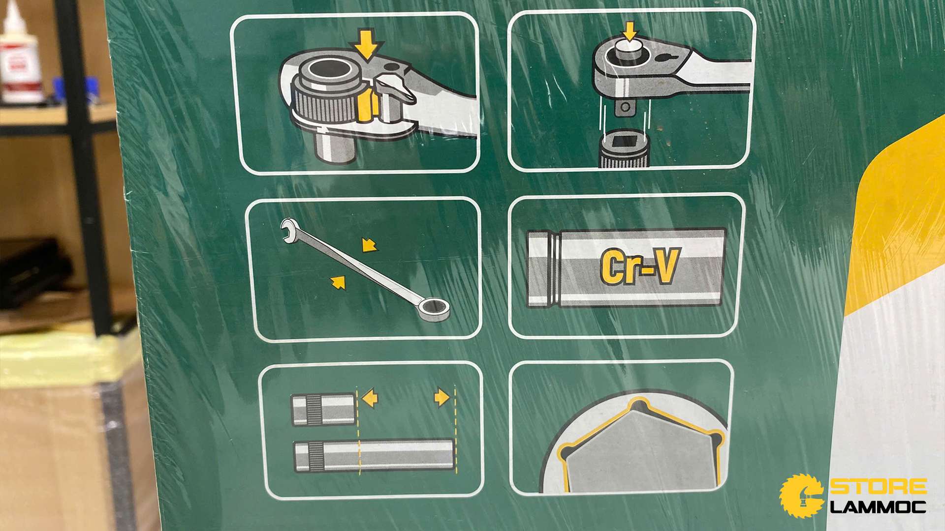 Bộ dụng cụ bảo trì ô tô 1/2inch (bộ 128 cái) Sata 09014A