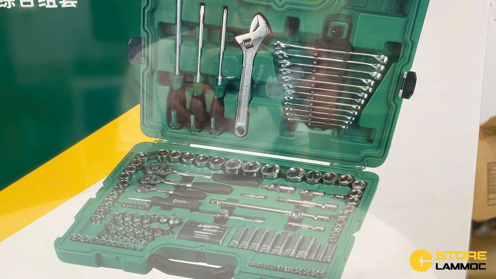 Bộ dụng cụ sửa chữa 1/2inch (bộ 124 cái) Sata 09014