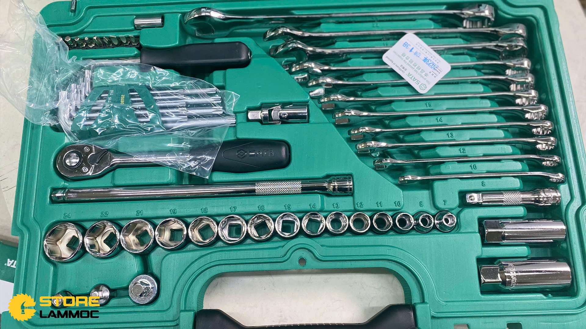 Bộ dụng cụ sửa chữa ô tô (bộ 59 cái) Sata 09509