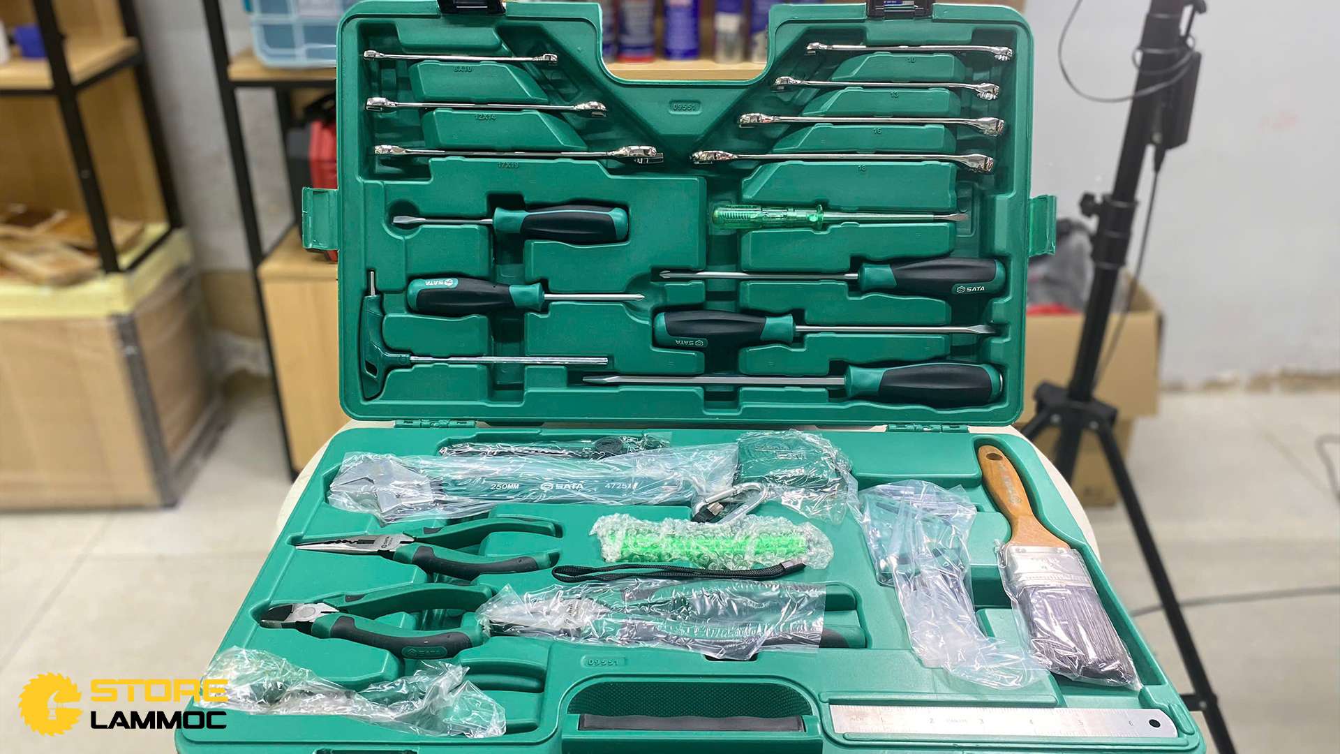 Bộ dụng cụ sửa chữa thang máy (bộ 33 cái) Sata 09551