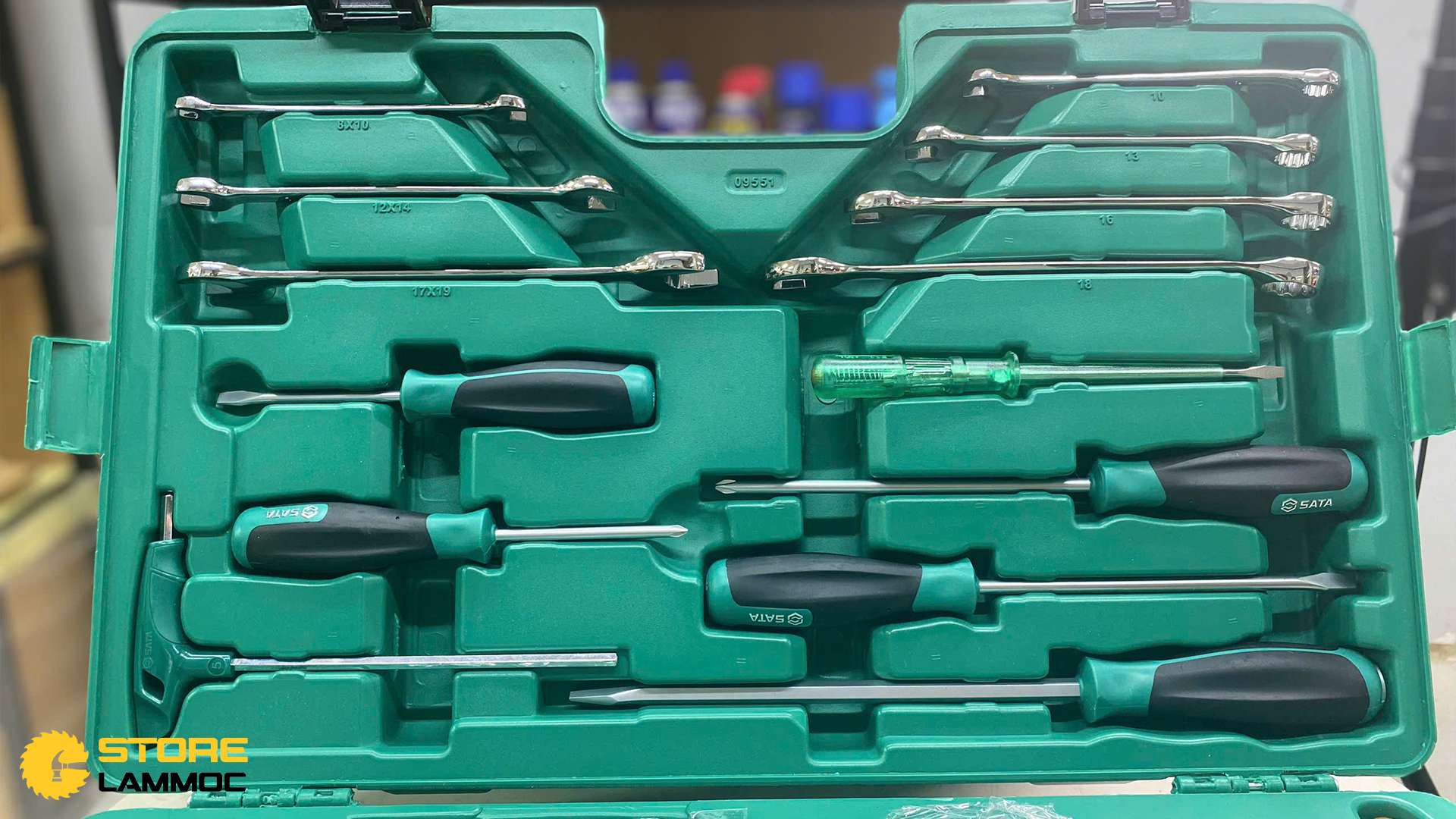 Bộ dụng cụ sửa chữa thang máy (bộ 33 cái) Sata 09551