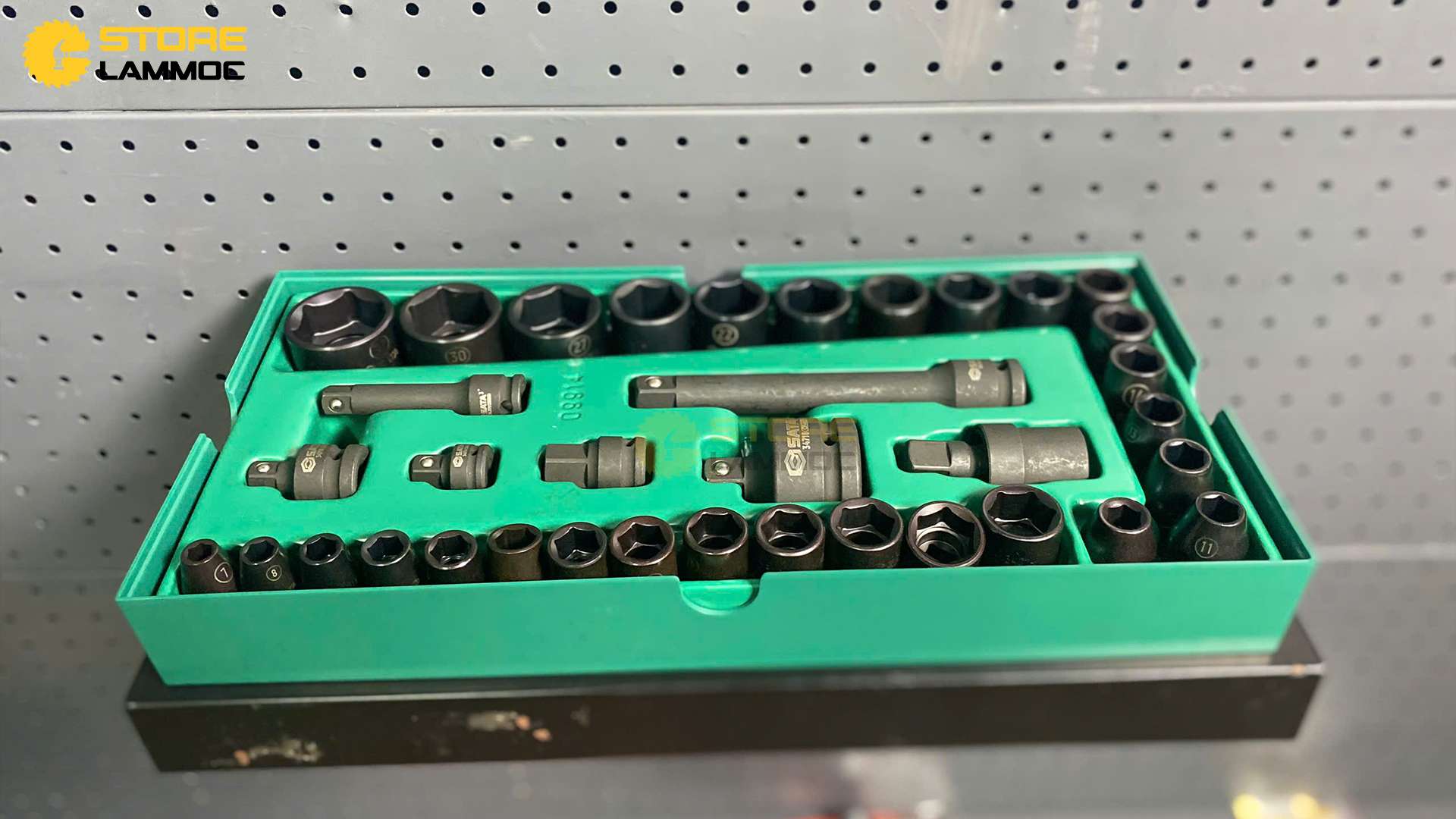 Bộ khay đầu tuýp đen 36PC Sata 09914