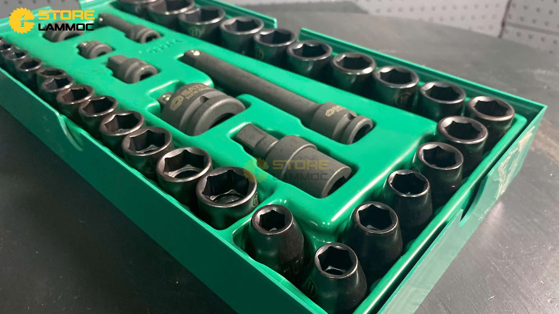 Bộ khay đầu tuýp đen 36PC Sata 09914