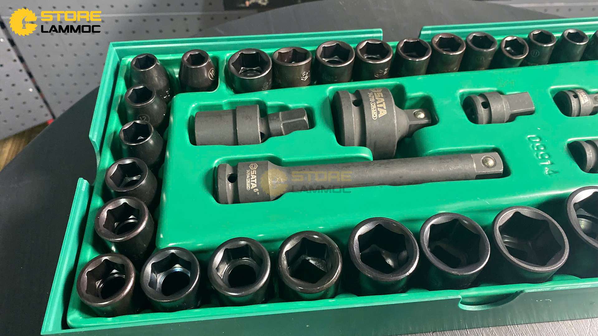 Bộ khay đầu tuýp đen 36PC Sata 09914