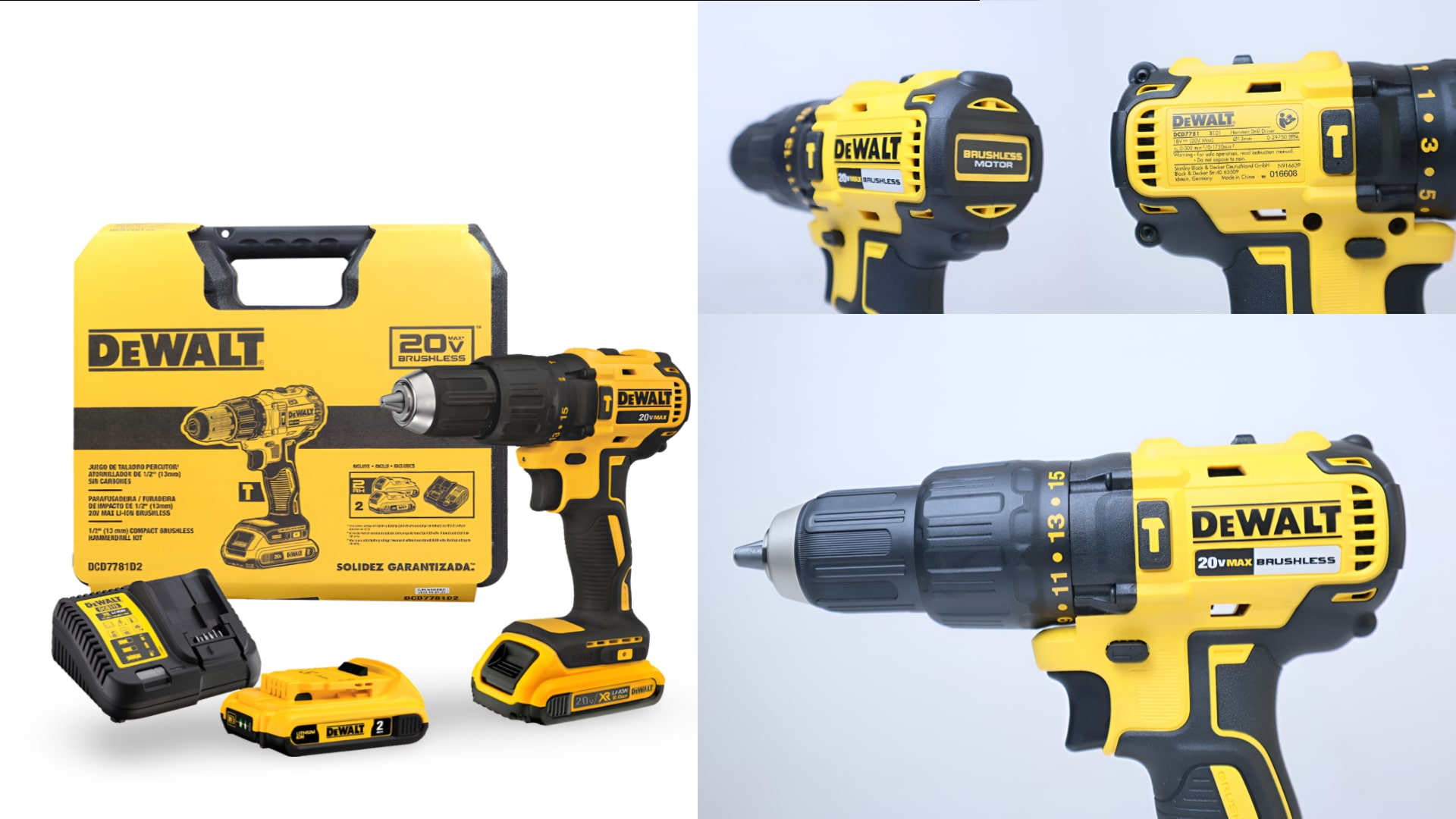 bộ máy khoan DCD 7781