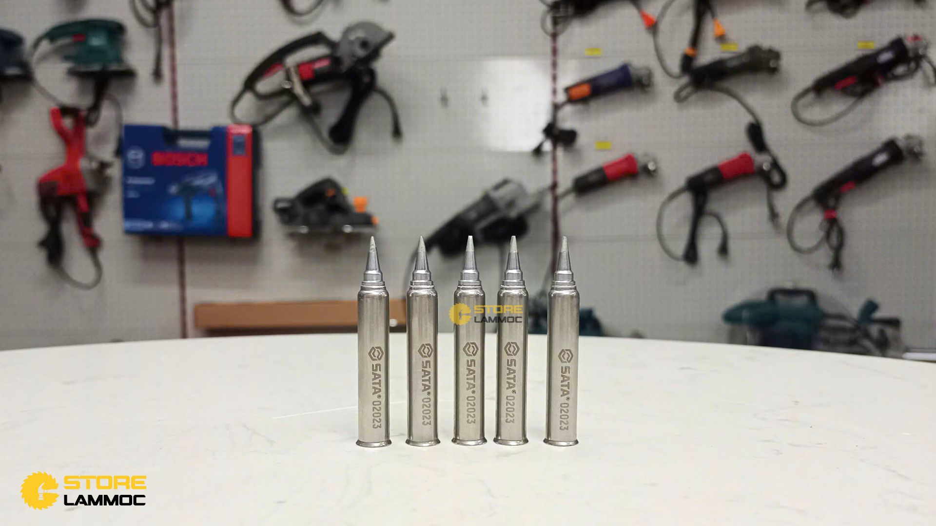 Bộ mỏ hàn 1.2D mũi phẳng (bộ 5 cái) Sata 02023 - 2