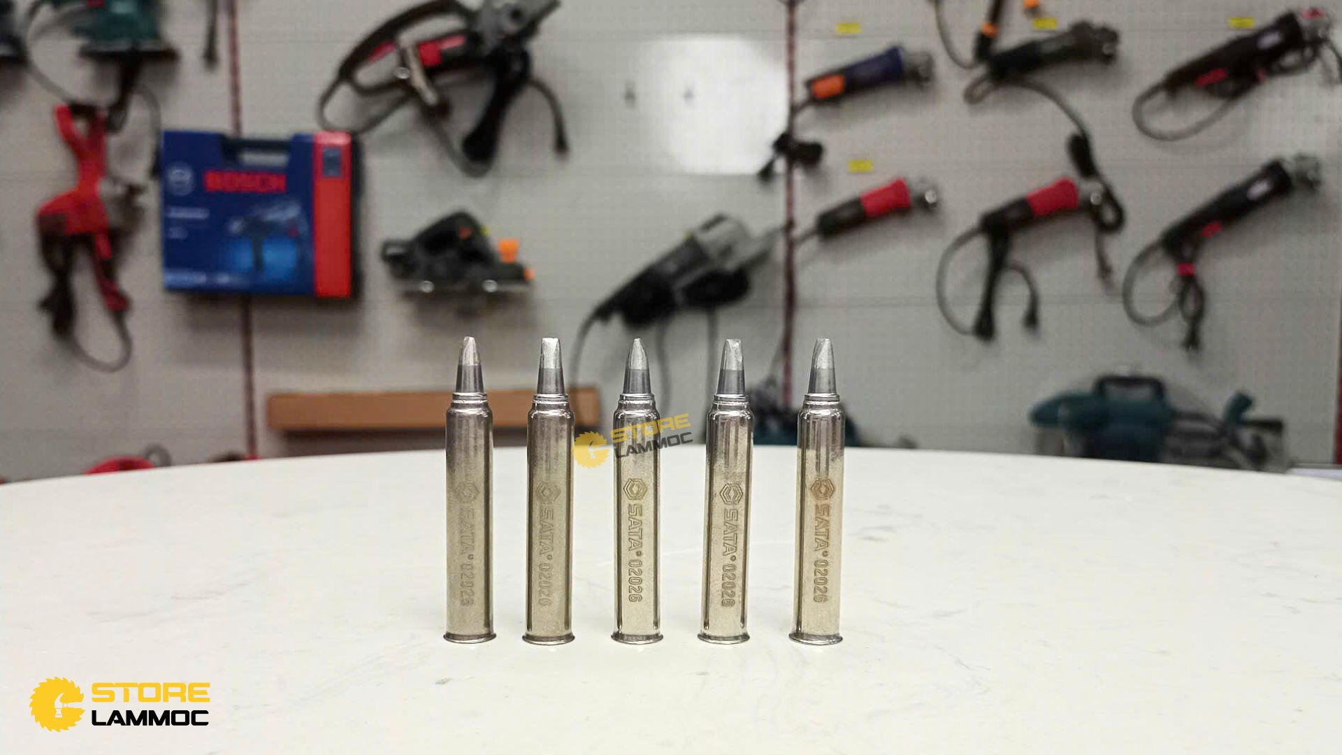 Bộ mỏ hàn 3.2D mũi phẳng (bộ 5 cái) Sata 02026 - 2