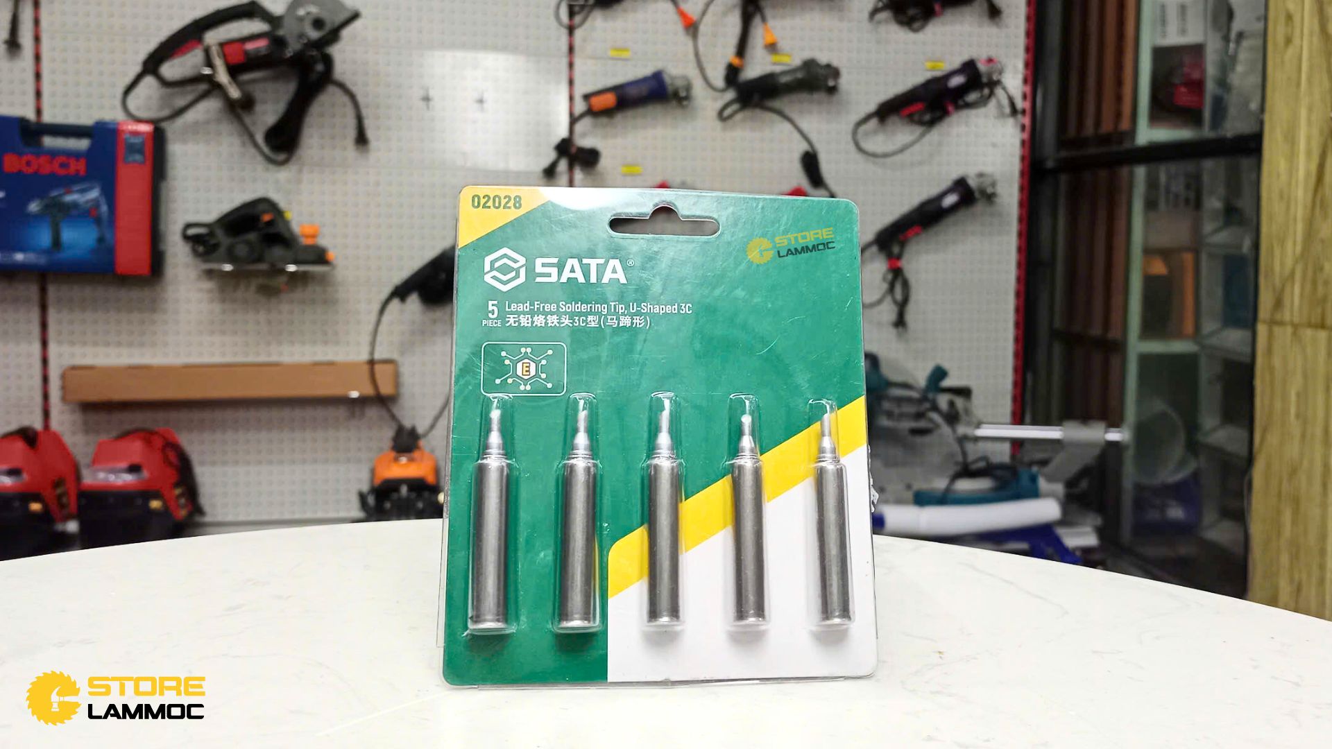 Bộ mỏ hàn 3C mũi chữ U (bộ 5 cái) Sata 02028 - 1