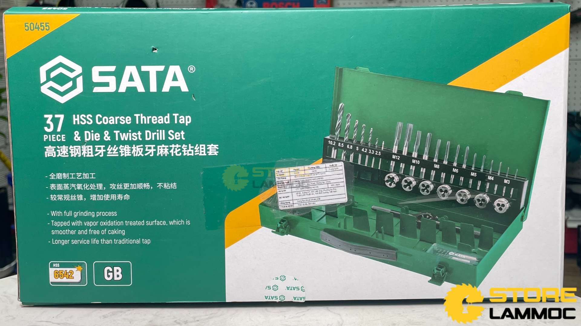 Bộ mũi khoan (bộ 37 cái) Sata 50455