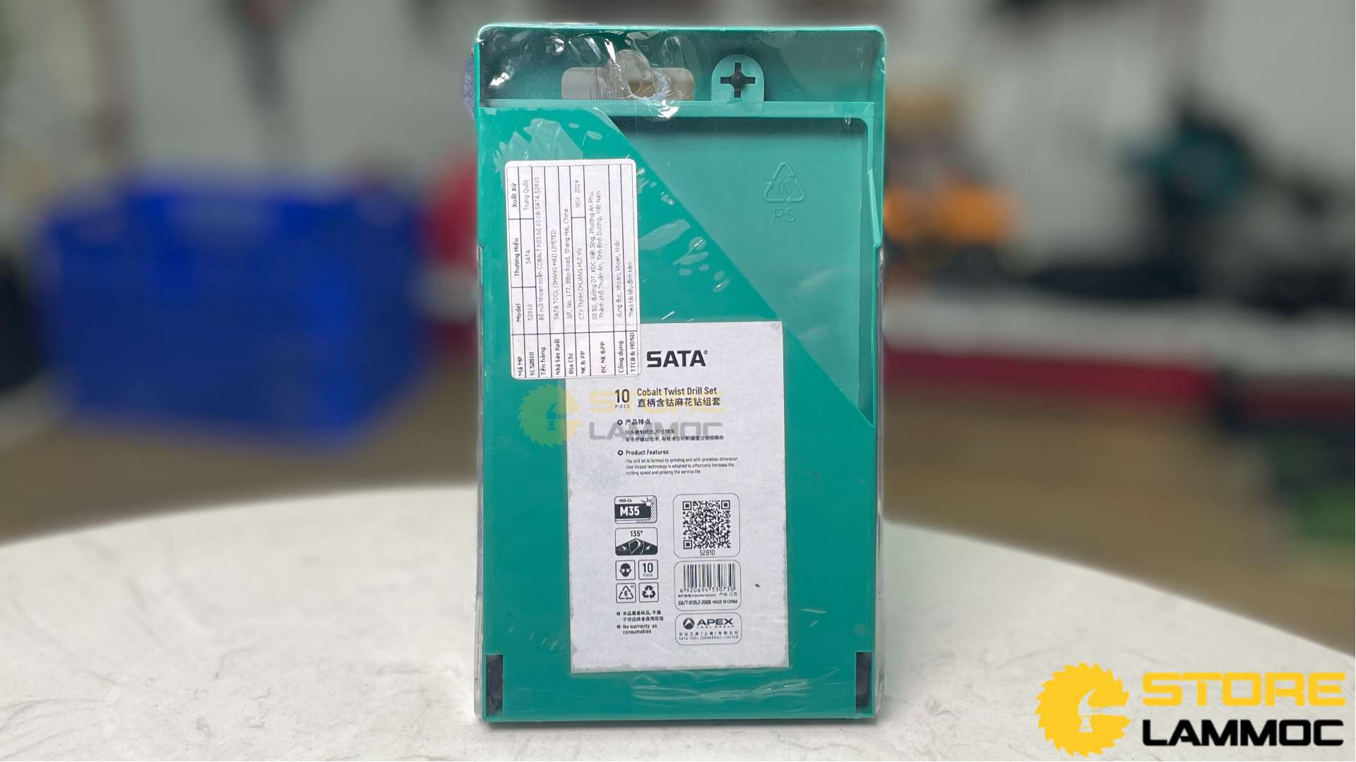 Bộ mũi khoan xoắn Cobalt HSS (bộ 10 cái) Sata 52810
