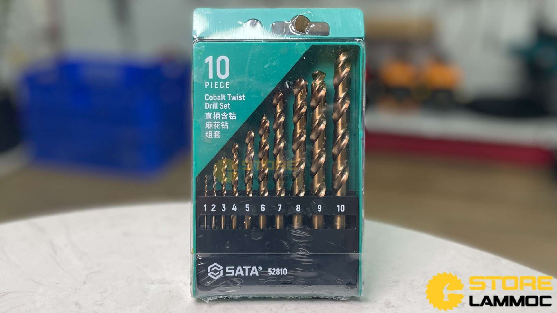 Bộ mũi khoan xoắn Cobalt HSS (bộ 10 cái) Sata 52810