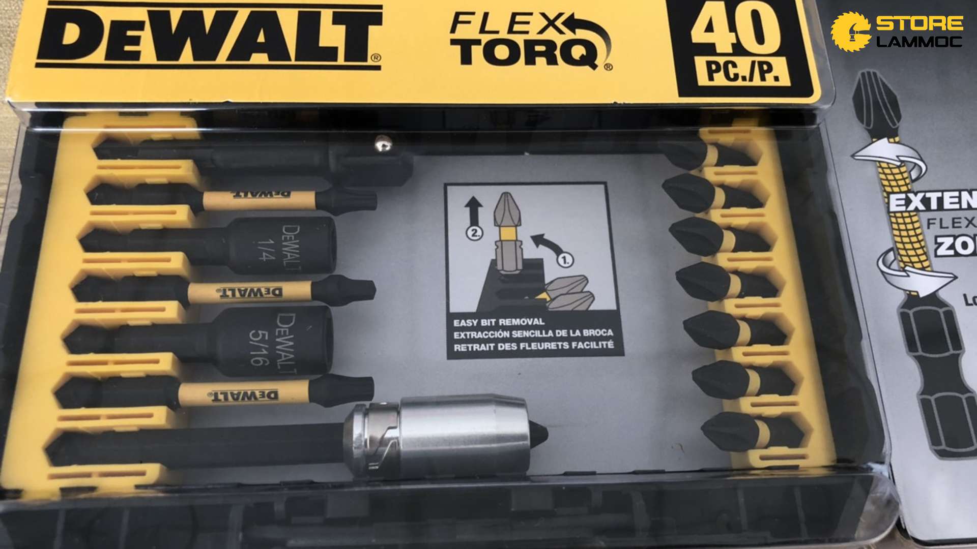 bộ mũi vít đa năng 40 món chính hãng DEWALT DWA2T40IR