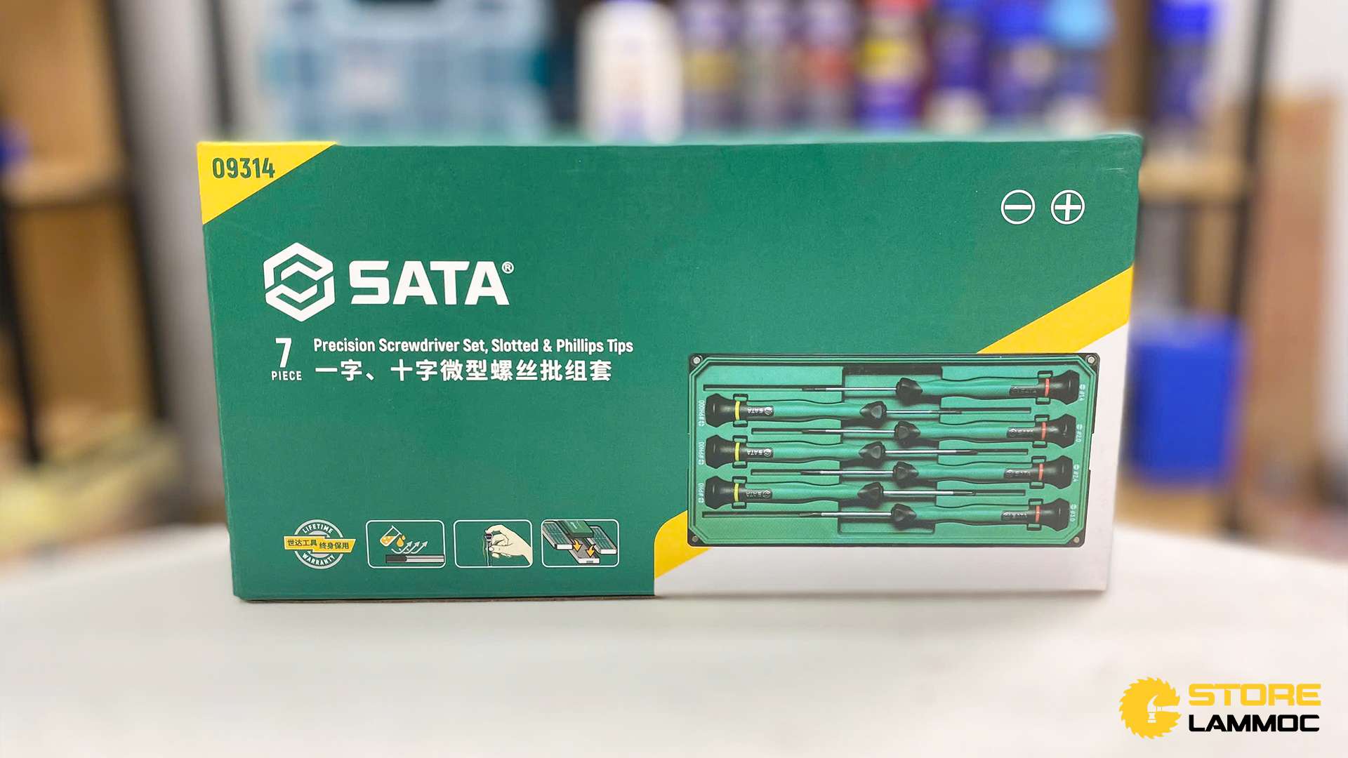 Bộ tua vít nhỏ (bộ 7 cái) Sata 09314