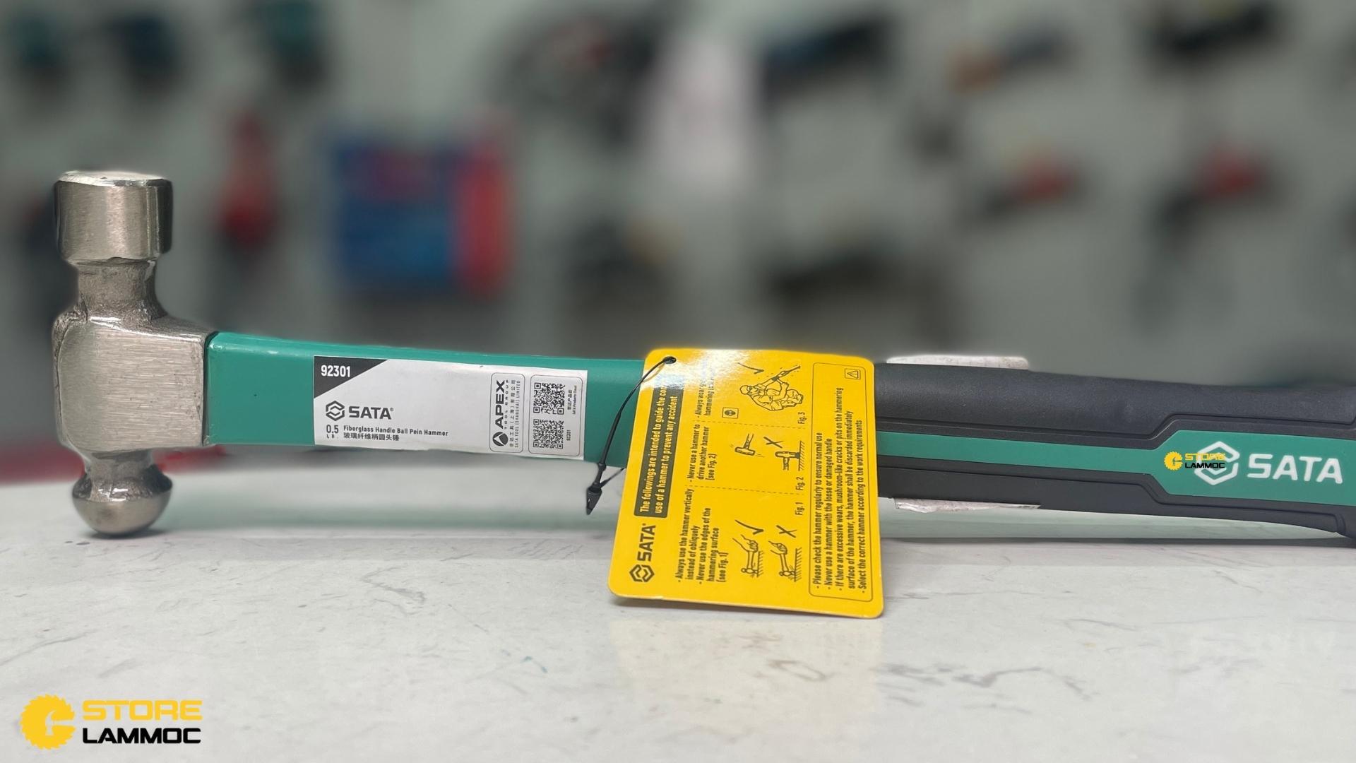 Búa đầu bi 0.5LBS 297mm Sata 92301