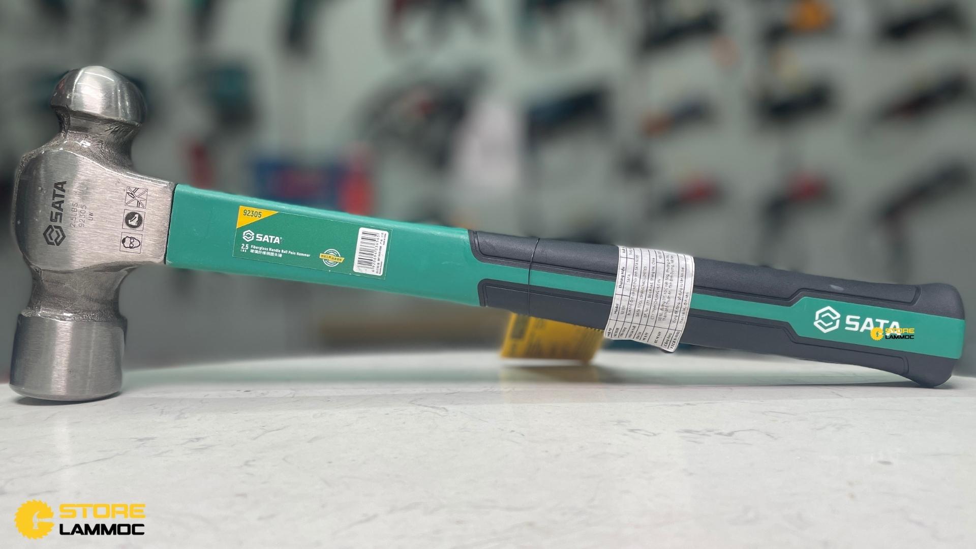 Búa đầu bi cán sợi thủy tinh Sata 92305