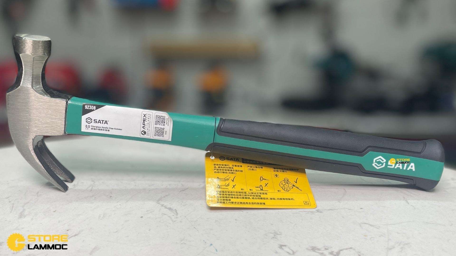 Búa nhổ đinh 0.5LBS 280mm Sata 92308