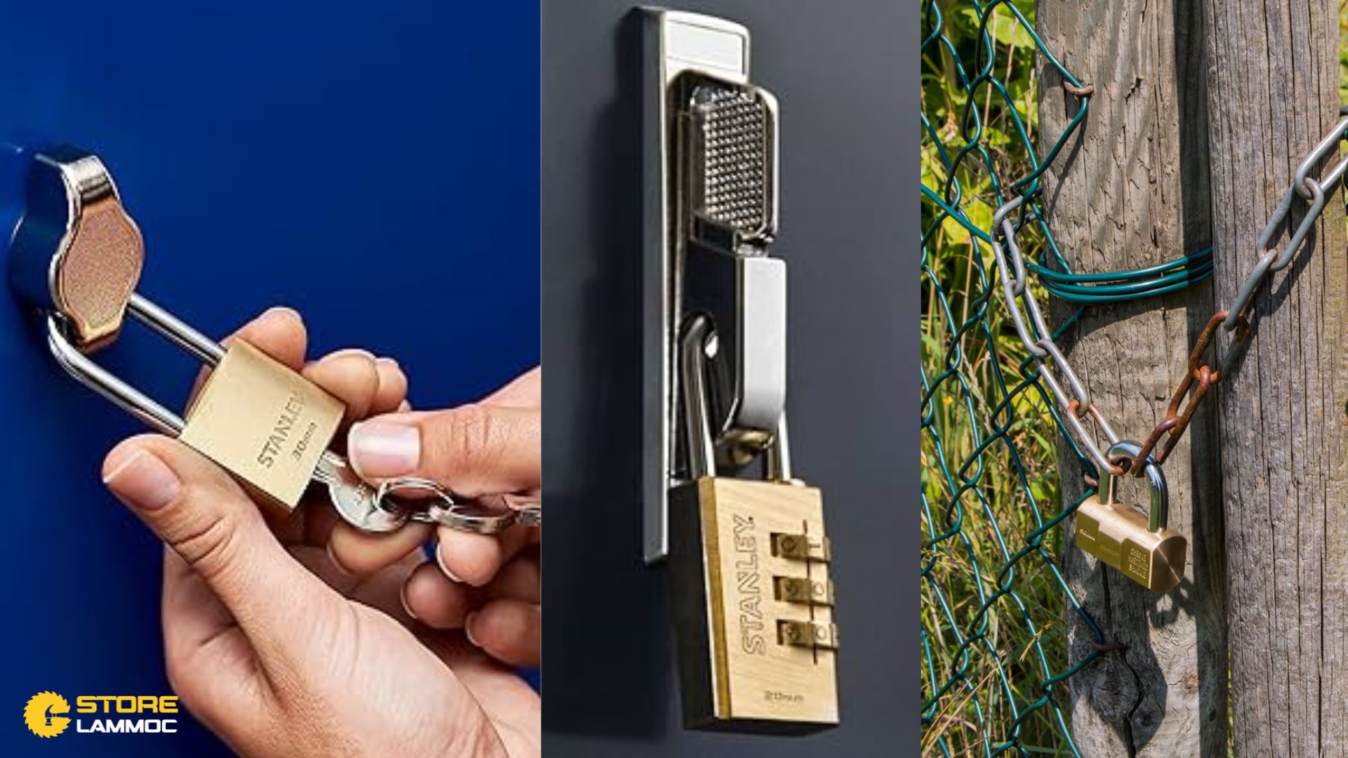 Các sản phẩm ổ khóa Stanley phổ biến