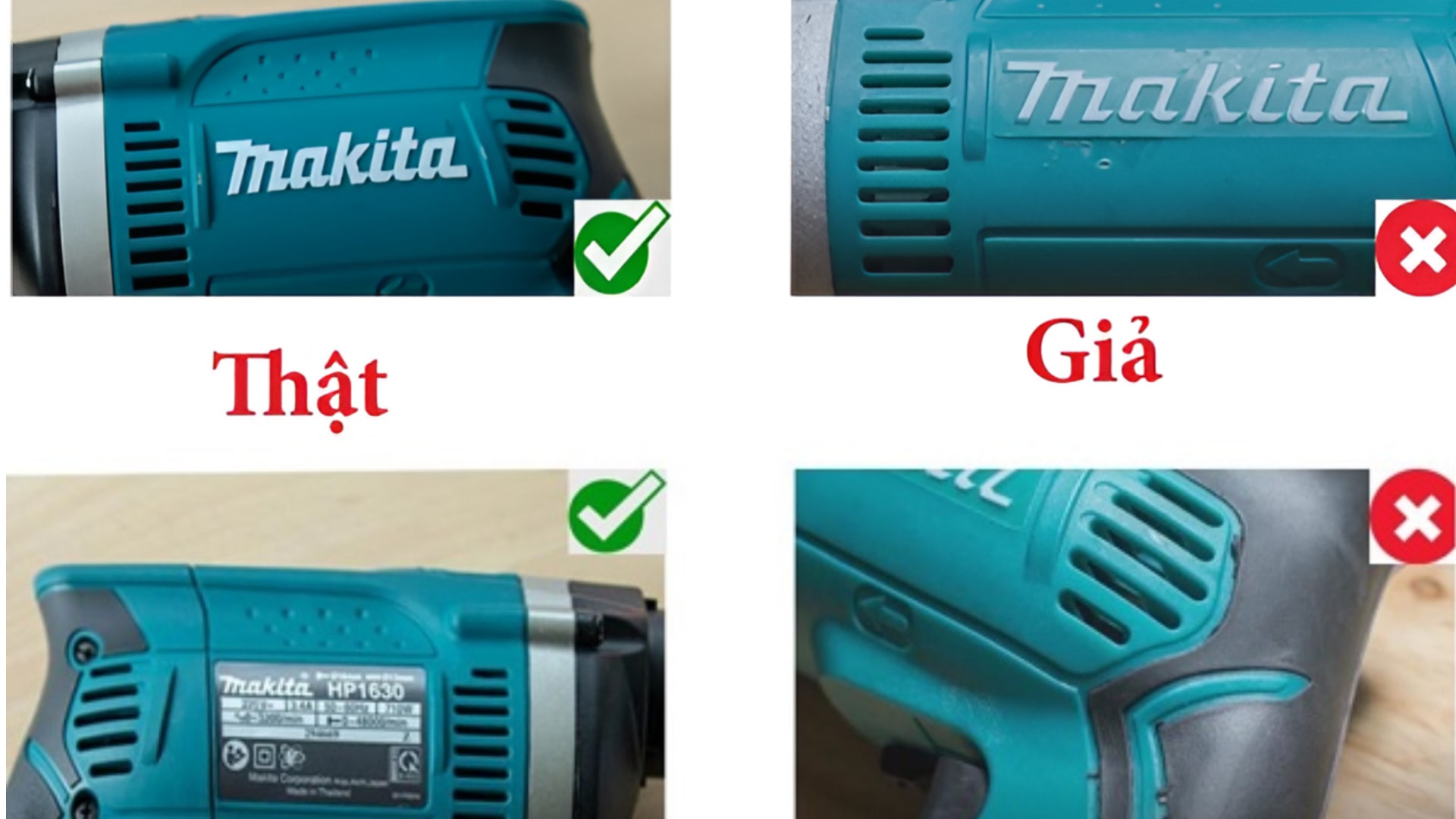 Cách Phân Biệt Máy Khoan Pin Giả - Hướng Dẫn Chi Tiết