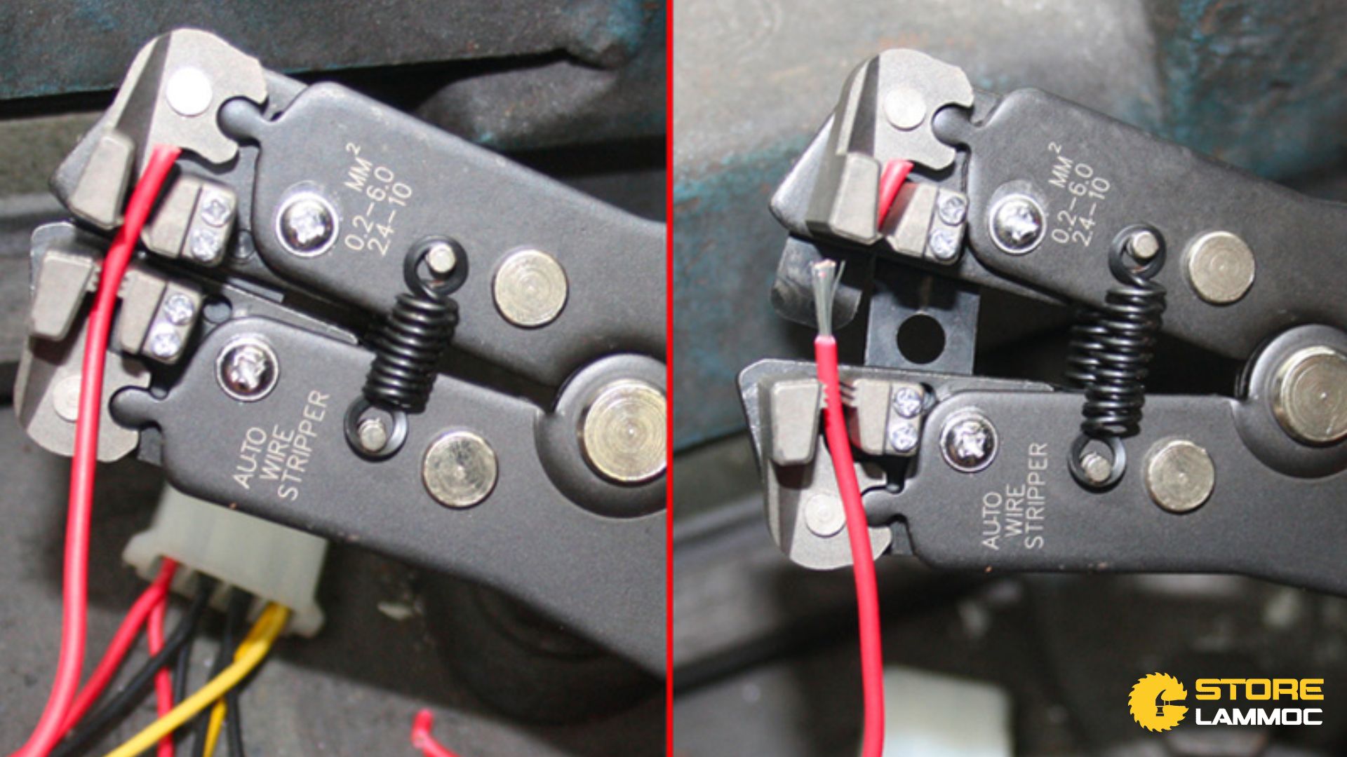 Cách sử dụng kìm tuốt dây điện tự động