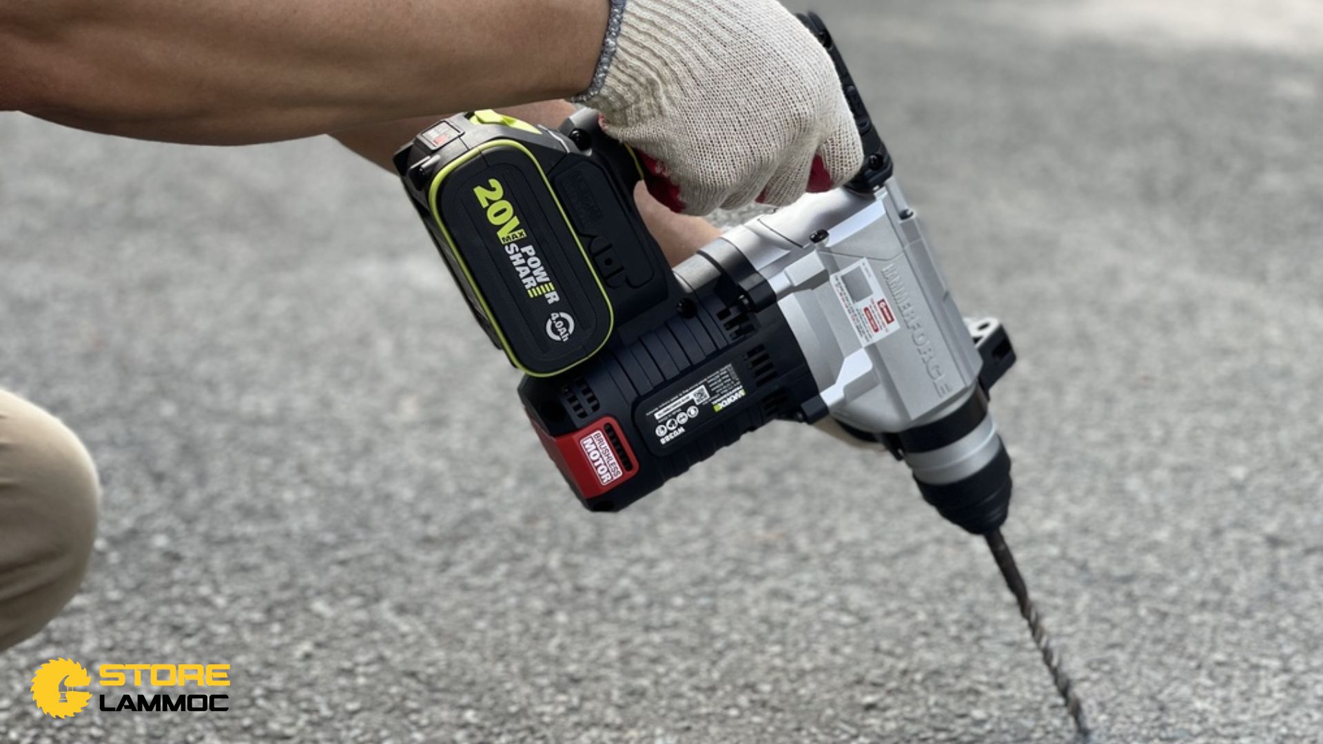 Cách Sử Dụng Máy Khoan Bê Tông Pin Worx