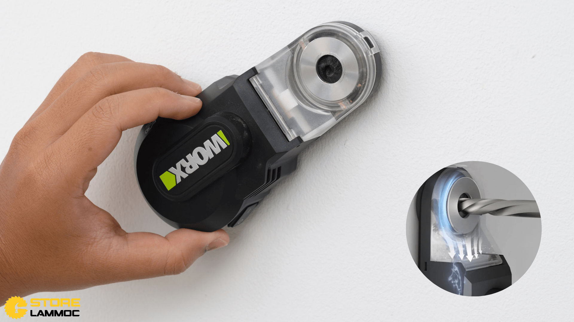 Cách thức hoạt động của máy hút bụi pin Worx WA1602