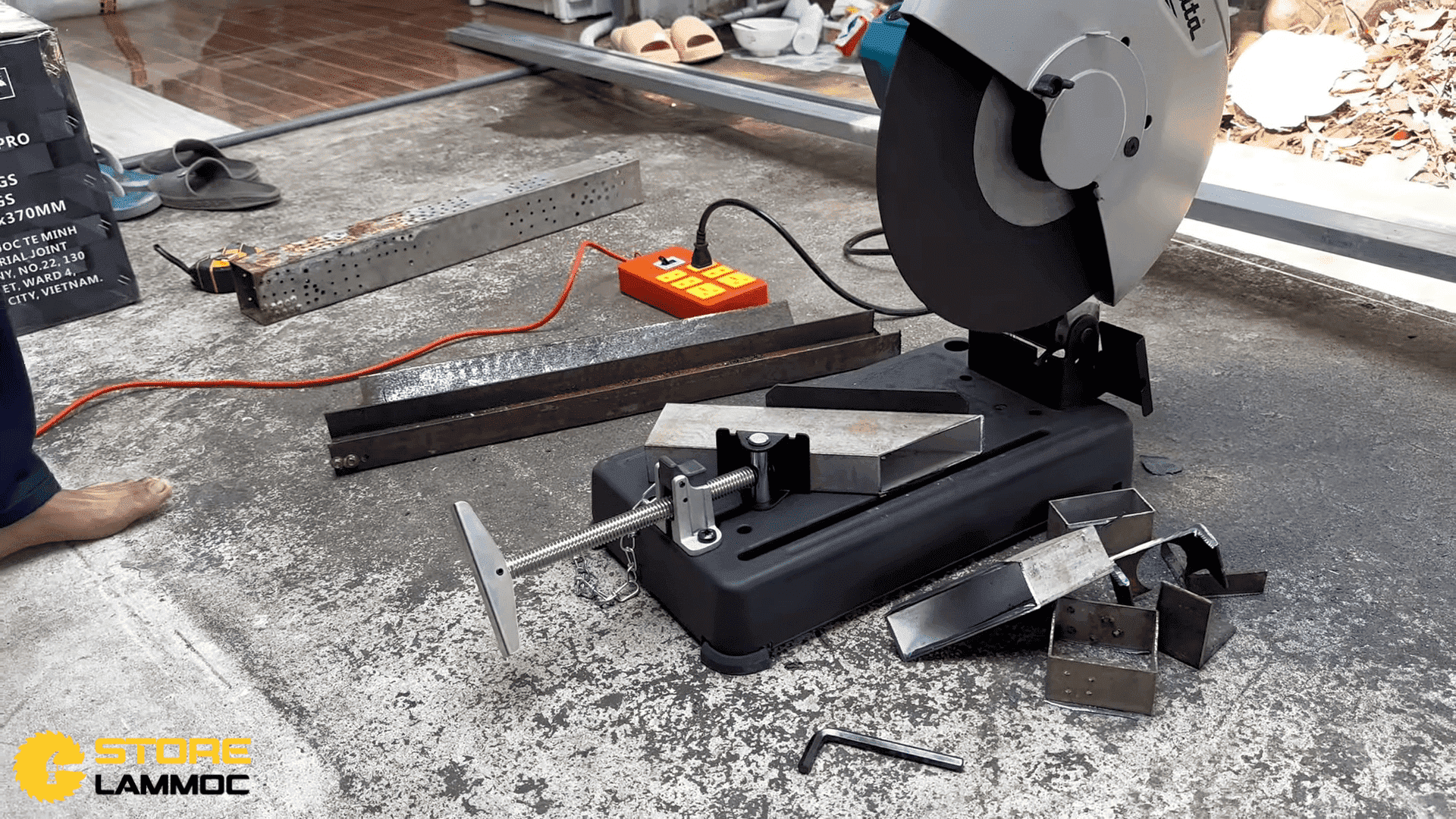 Chất lượng cắt của máy cắt sắt MAKITA M2401B