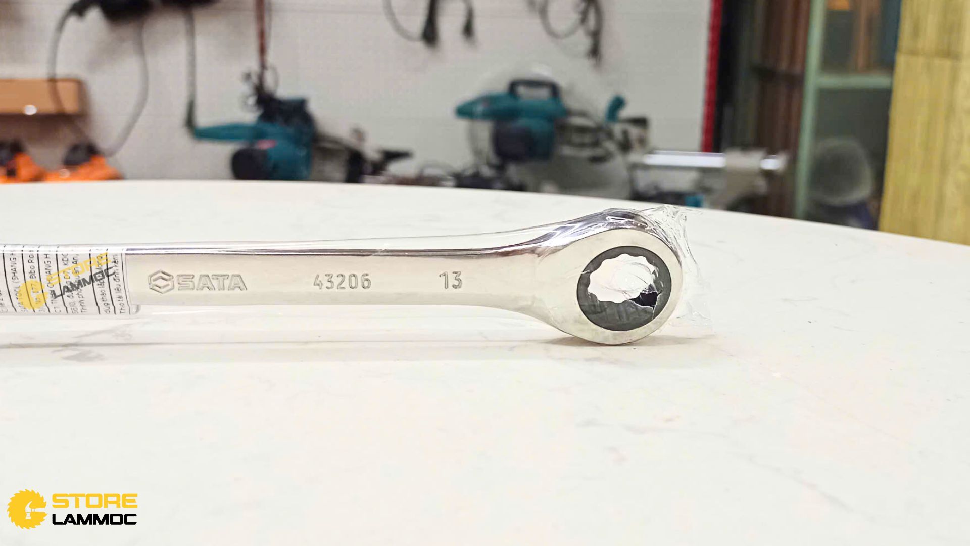 Cờ lê 2 đầu FP 13mm Sata 43206 - 3