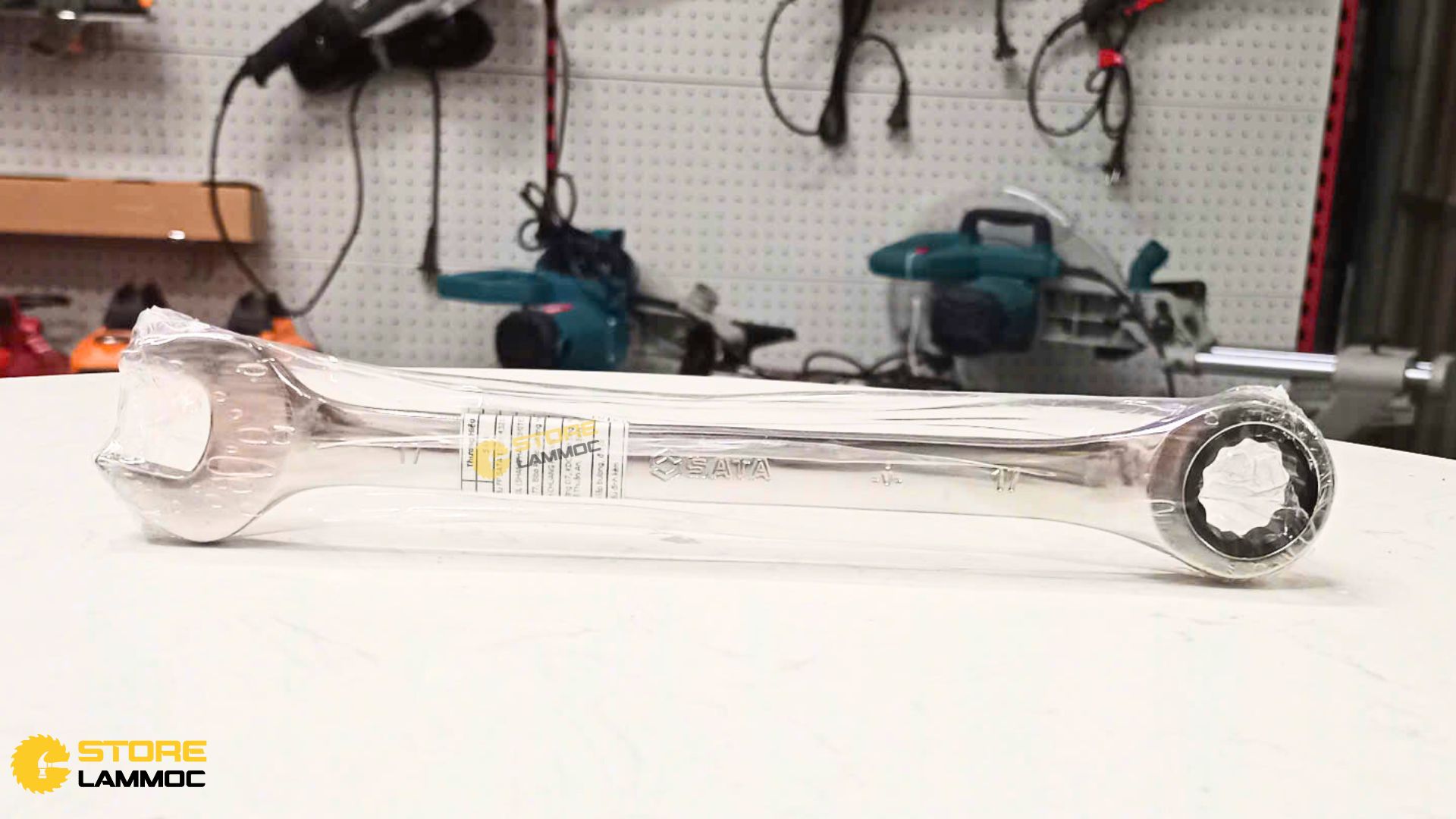 Cờ lê 2 đầu FP 17mm Sata 43210 - 4