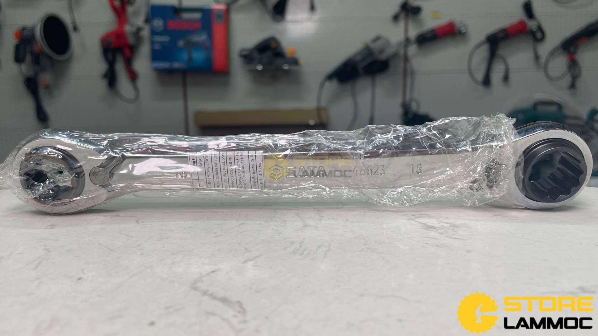 Cờ lê tự động 4 trong 1 16x17x18x19mm Sata 46623