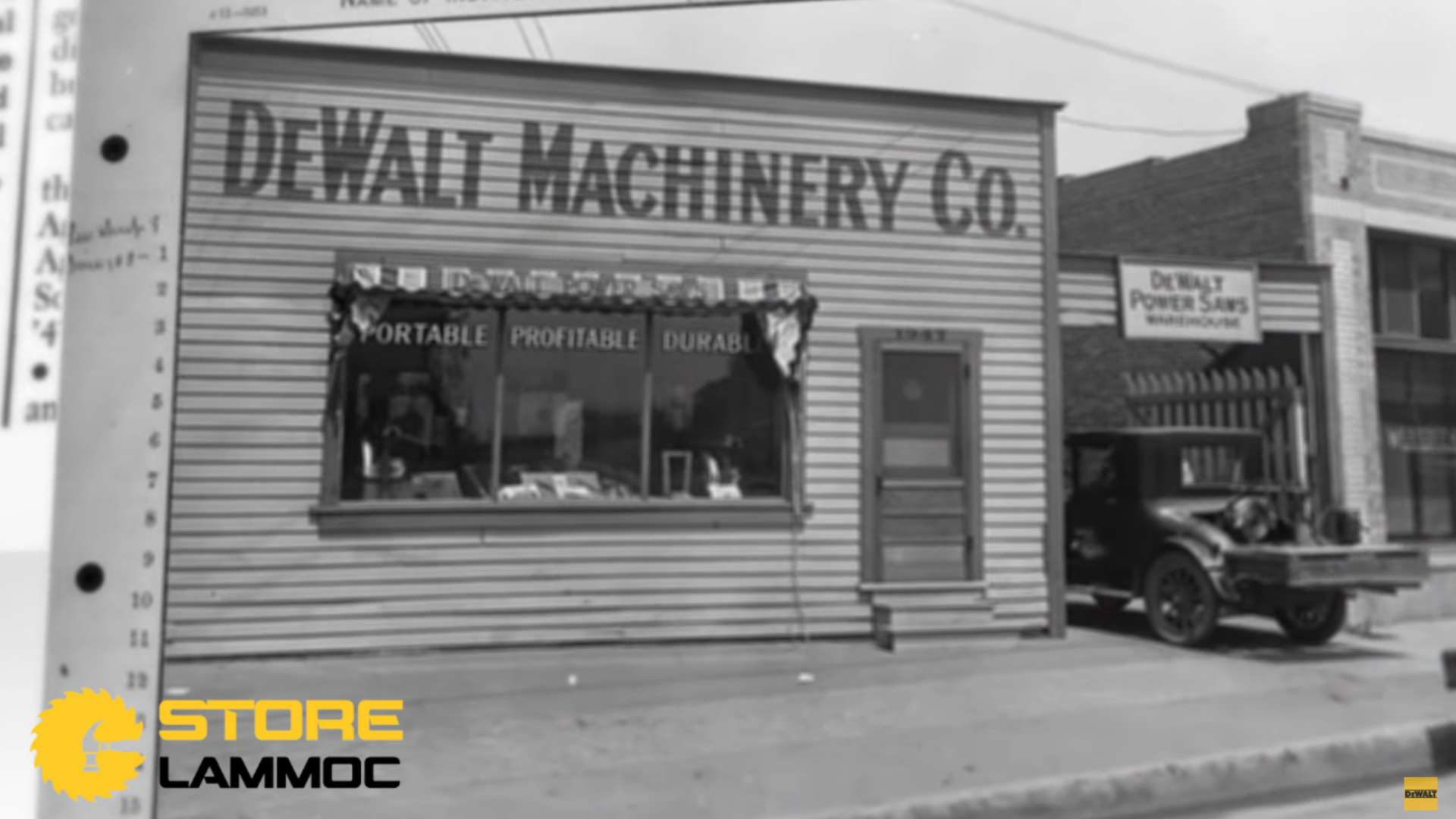 Cửa hàng DeWALT cách 1 thế kỷ trước