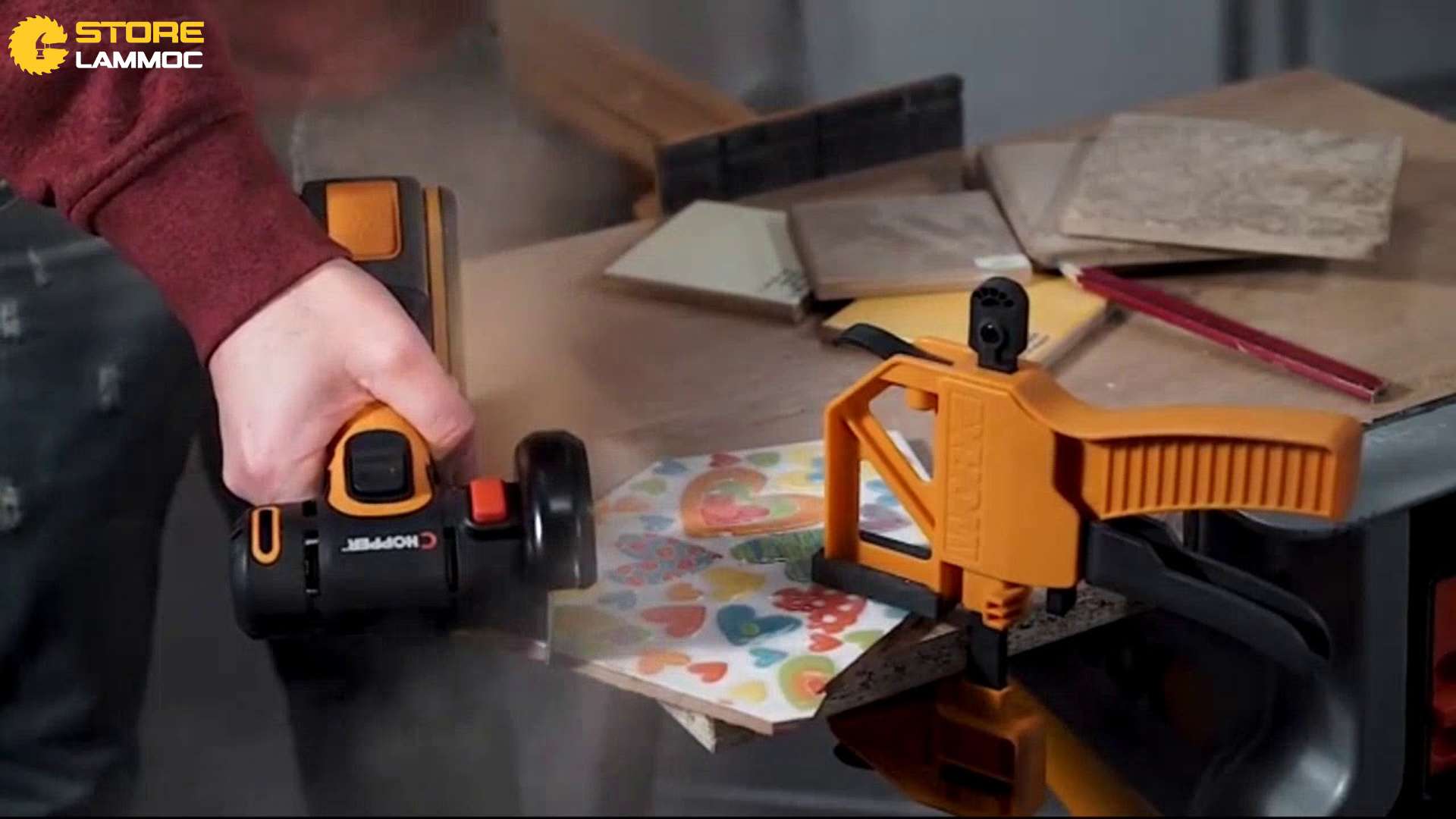 Máy Mài Cắt Mini Đa Năng WORX WX801